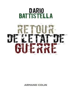 cover image of Retour de l'état de guerre